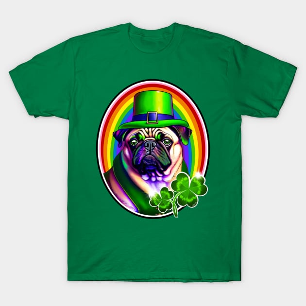 St. Paddy's Pug! T-Shirt by FivePugs